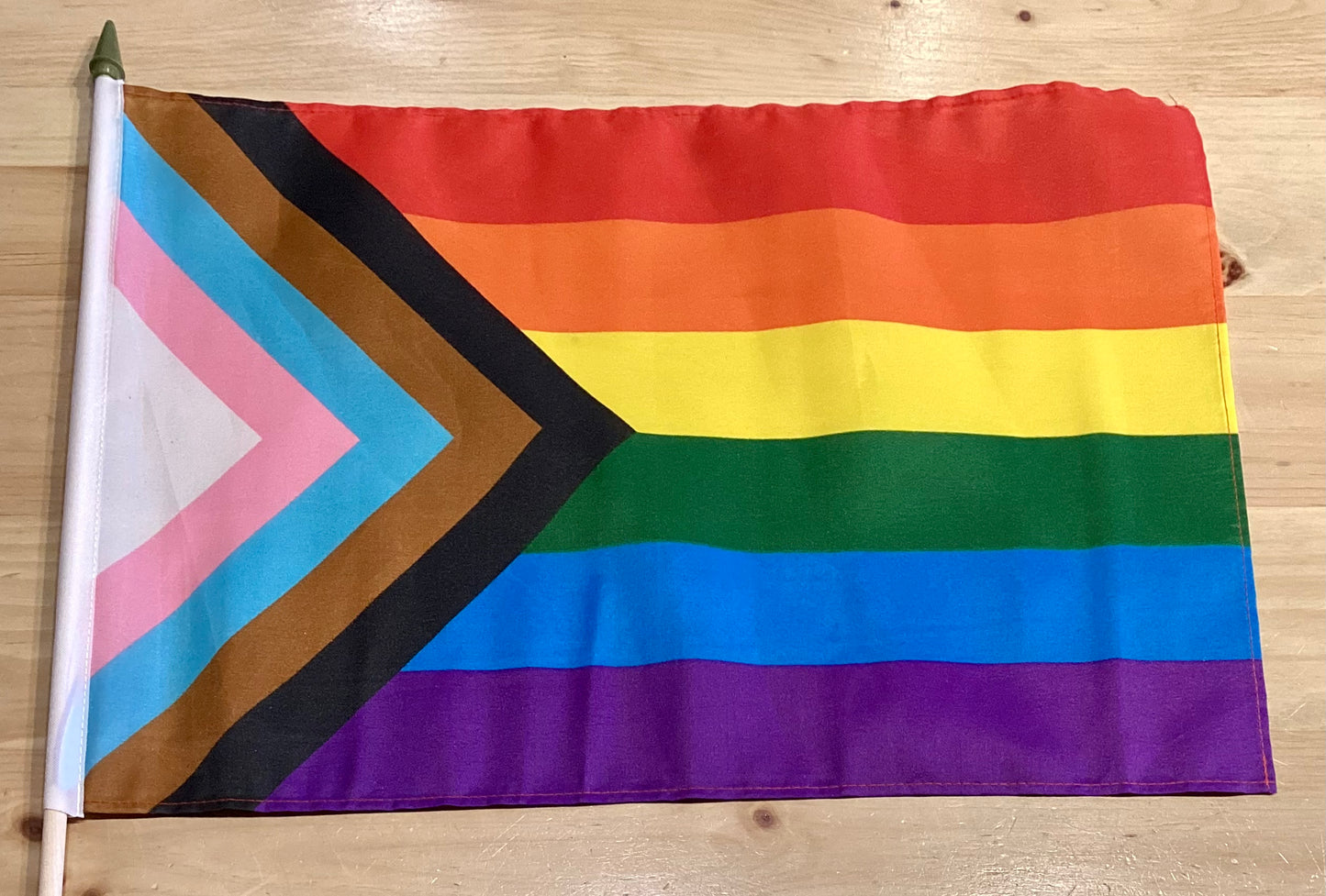 Rainbow Stick Flags 12X18